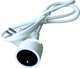 Solight Prodlužovací kabel - spojka, 1z., 2 m, 3 x 1 mm2, bílý PS02