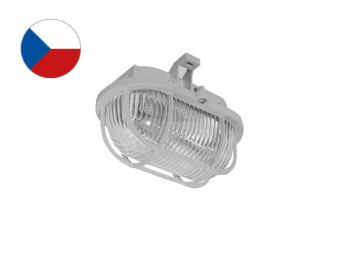 Svítidlo OVAL 60 plast, šedé