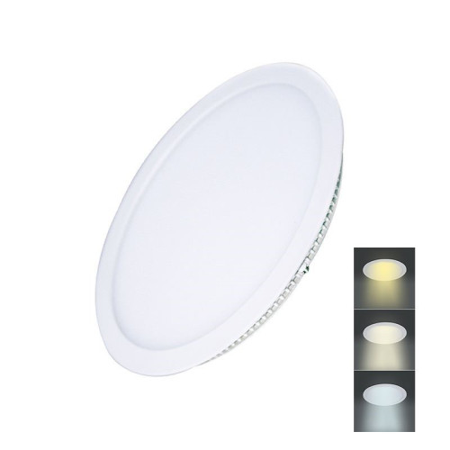 SOLIGHT Svítidlo LED panel KRUH CCT/18W/ 1530lm