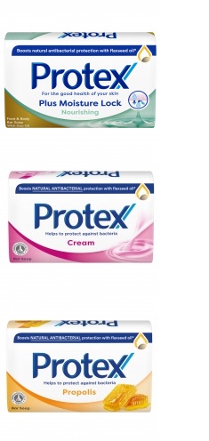 Tuhé mýdlo Protex 90g, mix vůní