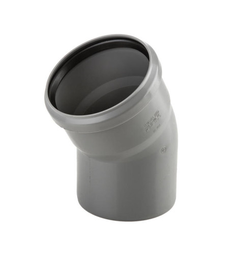 Odpadní koleno HT PLUS HTB 30° PP, šedá