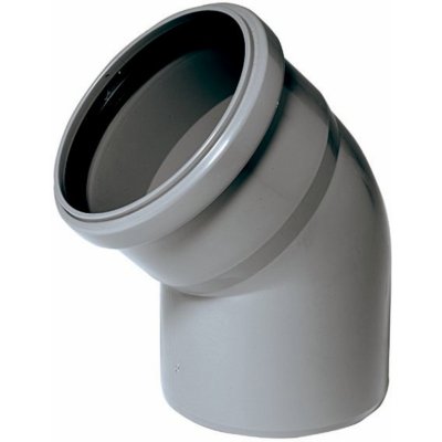 Odpadní koleno HT PLUS HTB 67° PP, šedá