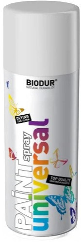 SPREJ LAK BIODUR - RAL9006, bílý hliník metalíza, 400ml