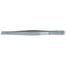Pinzeta KNIPEX rovná 145 mm, tupá, poniklovaná