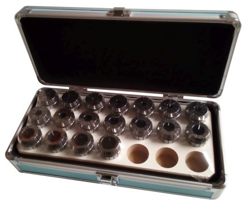 Sada utěsněných celokovových kleštin ER40 SSC