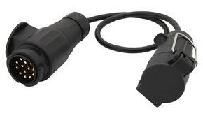 Kabel redukční 0,6m 13pólů zástrčka - 7pólů zásuvka