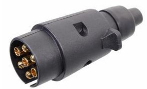 Zástrčka tažného zařízení 7 pólů