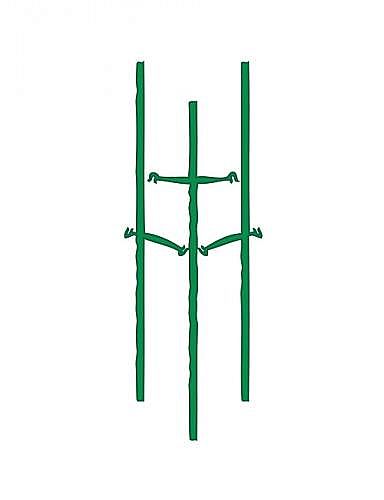 Sada tyčí k rajčatům 150cm