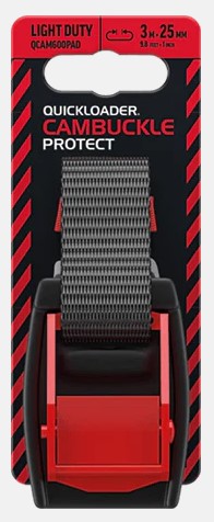 QUICKLOADER Cambuckle Protect 600kg, 3 m x 25 mm  Popruh se sponou