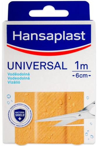 Náplast HANSAPLAST universal voděodolná 1 m x 6 cm