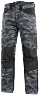 Pánské kalhoty CXS SOLID FLEX maskáčovo-černé